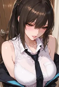 校花同学母女二人最后成了来我家献身的女仆