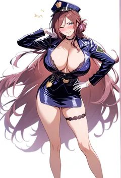 马尾制服之下警察的极致淫堕